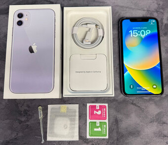 Apple iPhone 11 64 GB Purple / 86% batéria - 9