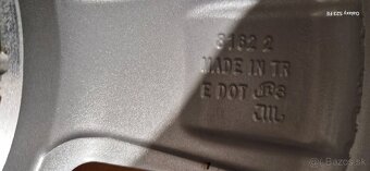 Predám alu. disky orig. Toyota 5x114,3 R17 + TPMS - 9