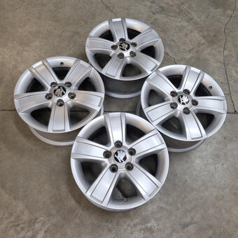 Hliníkové Škoda disky 5x112 R15 6,5J ET50 - 9