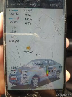 Elektromobil Renault Fluence Z.E. r.v.2012, dojazd 50km - 9