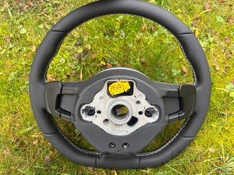 Rline VW VOLANT KOZENY MULTIFUNKCNY biele šitie - 9