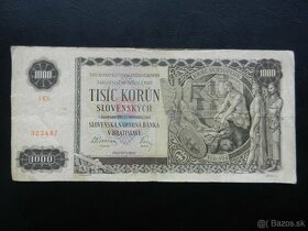 Vzácne Slovenské neperforované bankovky - 9
