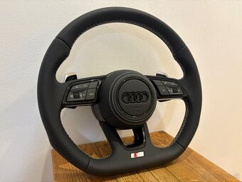 AUDI S-kovy VOLANT MULTIFUNKCNY S PÁDLAMI A3 A4 A5 A6 Q5 Q7 - 9