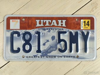 americke spz 50 statov original - 9