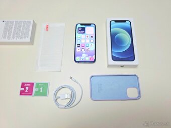 APPLE IPHONE 12 MINI 64GB BLUE,BATERKA 100% - 9