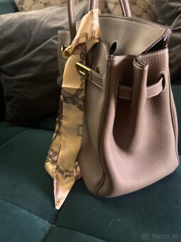 Nádherná nová Hermes birkin 30 taupe kabelka - 9
