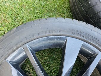 Disky škoda + pneumatiky 225/45 R 17 - 9