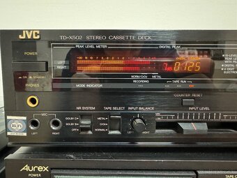 JVC TD X502G Kazetovy magnetofon, Vintage 80 roky - 9