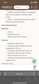 Jedalenská stolička Kinderkraft - 9