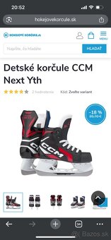 ccm zimné korčule detské 29,5 - 9