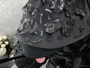 NOVÝ CYBEX PRIAM 4.0 2022 BLACK SIMPLY FLOWERS GREY - 9