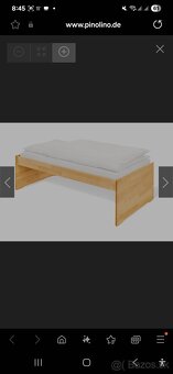 Detská drevená postieľka Pinolino 70×140 - 9