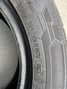Zliatinové disky 235/55 R17 + 2 sady pneu (VW T5, T6) - 9