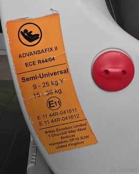Detská autosedačka BRITAX ROMER Advansafix II - 9