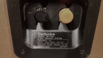 140W reproduktory TECHNICS SB-C350, 50x28x21cm, Japan, AB35 - 9