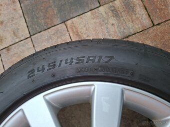 Predám org.hlinikové disky-Audi--R17 - 9