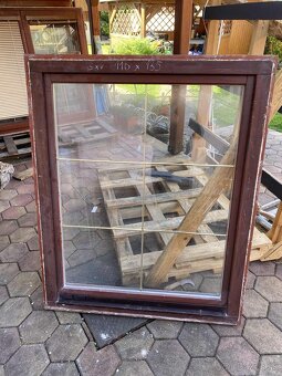 Predám použité eurookná drevene - 9