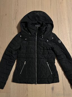 Armani bunda čierna s kapucňou - 9