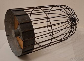 Klietka, umelecké dielo, rozmer 85 x 40 cm, dekorácia kov - 9