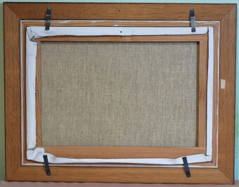 OBRAZ - Olejomaľba - R. Goyard - Výhľad na Seinu - 9