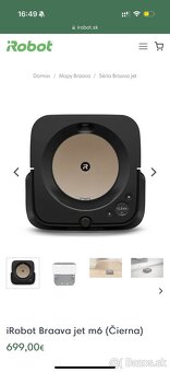 Robotický mop - iRobot Braava jet m6 Black - 9