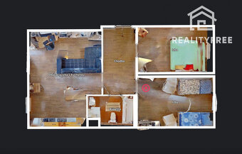 Na predaj: 3 izbový byt 65 m² , Rohovce, okres. Dun. Streda - 9