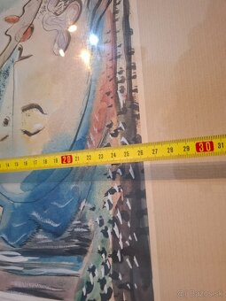 Predám starý obraz akvarel A. Kučera 1938 75 € - 9