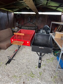Vozík, vlečka za malotraktor, kosačku - 9
