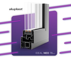 Aluplast IDEAL NEO antrazit/biela - 9