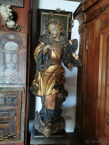 Baroková drevorezba Mária Immaculata - 9
