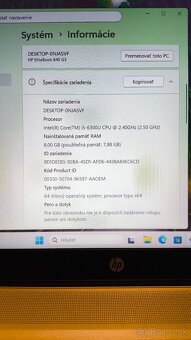 HP EliteBook 840 G3 - 9