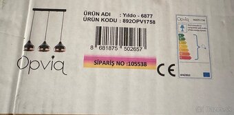 NOVÉ Závesné svietidlo Opviq lights Yildo za 70E - 9