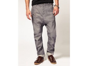 Pánske šedé rifle - 9