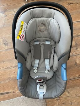 Bebetto Flavio Pro–čierny koženkový + 2 Cybex vajíčka - 9