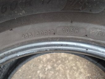 235/60 r17 zimné 4 ks MICHELIN dezén 7,6-6,9 mm - 9
