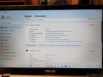 Notebook Asus Laptop model e410m 4gb intel celeron - 9