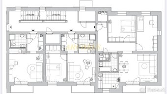 3 IZBOVÝ BYT S BALKÓNOM NOVOSTAVBA DLHÁ N/VÁHOM ŠAĽA - 9