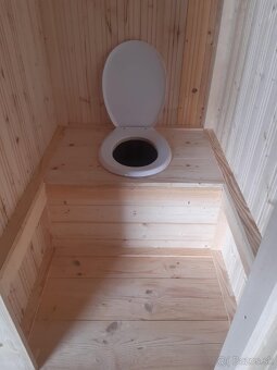 Drevená latrína/suché WC - 9