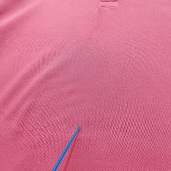 Lacoste ružová polokošeľa s krátkym rukávom XL - 9