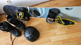 set snowboard F2 Glide, viazanie K2, topánky, prilba - 9