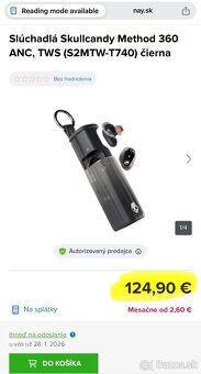 Bezdrôtové slúchadlá Skullcandy Method 360 sound by Bose - 9