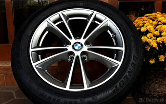 alu R17 5x120 ET27, bicolor, senzory, orig. BMW, nová rada 5 - 9