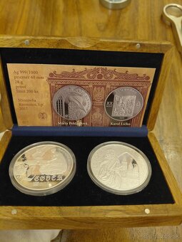 Investične strieborne mince proff - 9