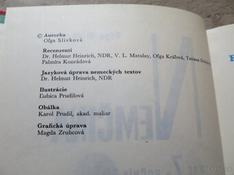 2x nemčina - ZŠ učebnice (1976-1977), Oľga Slivková - 9