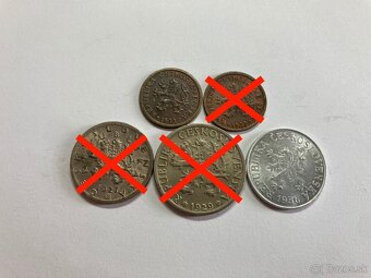 Československo mince - vzácnejšie ročníky - 9