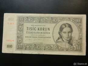 Bankovka 1000Kčs 1945 - 9