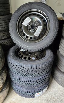 nová zimná sada Škoda Fabia 5x100 Barum 185/65 R15 DOT4424 - 9