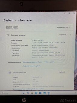 #014 - HP EliteBook 850 G3/i5/16GB/256GB/W11 - 9
