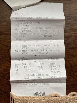 Predám Apple Watch 9 41mm Starlight (Záruka, Zdravie 98%) - 9