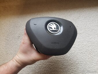 Predám hnedé airbagy Škoda Superb 2 L&K - 9